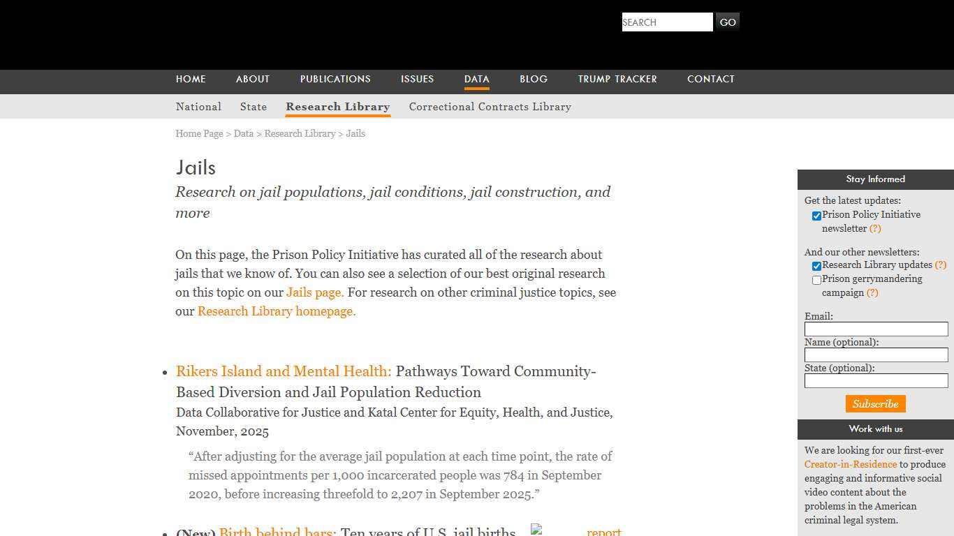 Jails Prison Policy Initiative